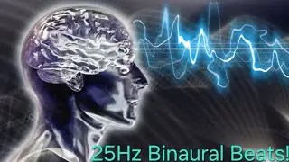 Binaural Beat 25Hz (Pure Tone)!