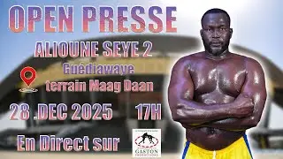 🚨Live - Guédiawaye -Open Presse Alioune Sèye 2 pour son combat face à Général Malika