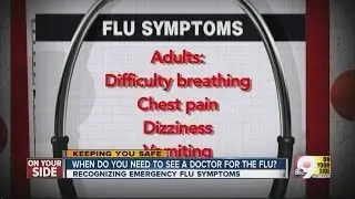 Recognizing emergency flu symptoms