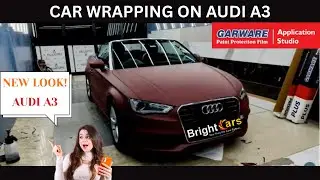 Car Wrapping on Audi A3 | Garware Application Studio | Bright Cars