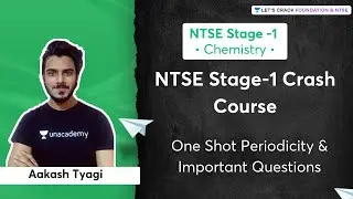 NTSE Stage-1 Crash Course | One Shot Periodicity & Important Questions | Aakash Tyagi