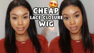 ONLY $65 LACE WIG!! 😱😍 Brazilian Straight Lace Closure from AliGrace