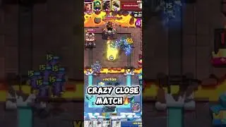 CRAZY CLOSE WIN *24* HP 🔥#clashroyale #gaming #clash #tiktok #shorts #viral #trending