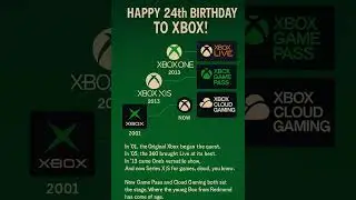 24 Years of Play (XBOX Birthday - CoPilot)