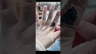 Step by step How to make a delicate Braided Ring 💍🎉 Black collection 