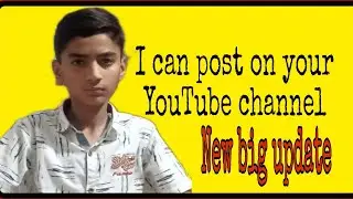 I can post on big YouTube channels || Sir Jamshaid Technology