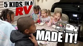SLEEPING AT WALMART IN AN RV+ ARRIVING IN YOSEMITE! Gior Fam Adventures Vlog #2