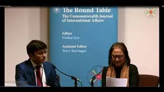 Commonwealth youth environmentalist Abhiir Bhalla in conversation with Round Table's Rita Payne