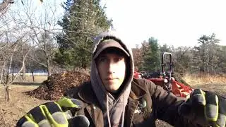 Composting Windrows At Hip Peas Farm
