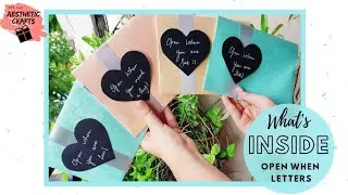 What is Inside Open When Letters | 12 Letters Content | Handmade Gift Ideas