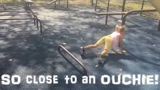Gymnastics Meets Parknastics With Annie & Allie (+ Blooper!)