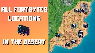 All Fortbyte Locations in The Desert Biome! How To Collect All Fortbytes in The Desert! - Season 9