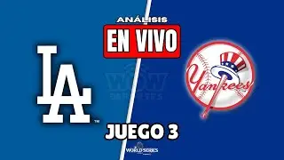 Dodgers vs. Yankees - Juego 3 Serie mundial - EN VIVO
