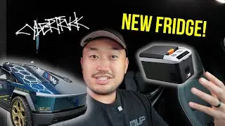 Putting a Fridge Inside The Cybertruck (biggest size possible)