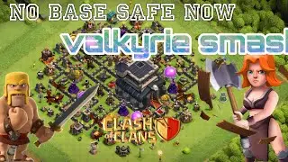 Th 9 Best Attack Strategy Valkyrie smash🙀