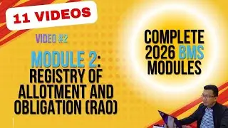 Video #2 - Module 2 - Registry of Allotment and Obligation
