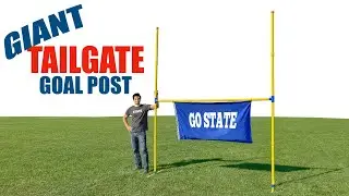 Wahii Sports - Giant Tailgate Goal Post - 10 FEET TALL!  Create an amazing football tailgate area