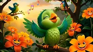 Mithu Mithu Parrot Story 🐦 | Happy Kids 3D Cartoon | Fun & Music
