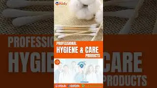 ✨ NIDY&reg; Disposable Cotton Buds Soft Cotton Swabs for Personal Hygiene, Ear Cleaning, Makeup.