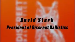  David Stark @discreetballistics2932  teaching us all things projectile related! 