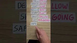 OS OPOSTOS SE ATRAEM E ASSIM FICA MAIS F&Aacute;CIL APRENDER...