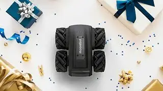 Moorebot Scout - Tiny AI-Powered Smart Camera Mobile Robot for Monitoring, Work with Alexa
