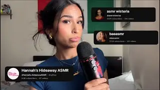 ASMR Ramble W a cough drop - My fav Asmrtist