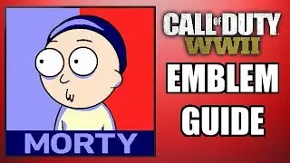 COD: WW2 - MORTY! - Emblem Guide (Rick & Morty!)