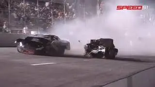 Pro Late Models - JoJo Wilkinson Hard Crash @ Five Flags Speedway