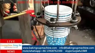 automatic curl muffin cup machine