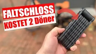 Fahrrad Faltschloss f&uuml;r den Preis von 2 D&ouml;ner?! Test + ehrliche Meinung 🔥