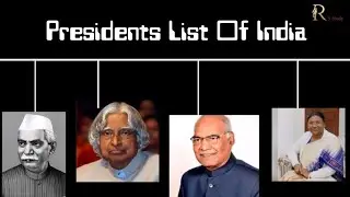 Presidents List Of India ll भारत के राष्ट्रपतियों की सूची ll R 'S Study