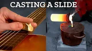 Изготовление латунного слайда для гитары методом 3D-печати и литья по выплавляемым моделям из PLA...