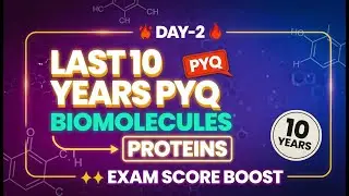 Biomolecules PYQ Marathon 🔥 | Guaranteed CBSE Questions | Class 12 Chemistry | PROTEINS