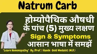 Natrum Carb Homoeopathic Medicine Explained By Dr. Hande |Five Main Symptoms| weak memory|B.H.M.S.