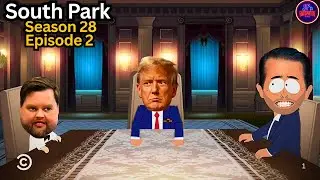 Южный Парк 28x02 Хаос на Хэллоуин: Трамп и Сатана выпускают призраков в Белый дом!