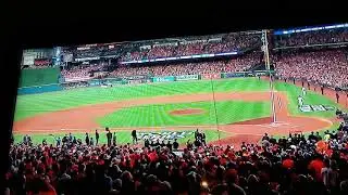 Bush's first pitch