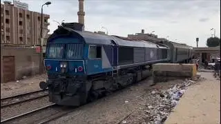 (HD) Egyptian Railways Class 66s on Passenger trains March 2019
