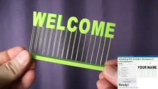Simple App To Create Flying Letters