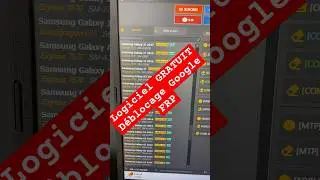 Logiciel GRATUIT pour d&eacute;bloquer compte google sur smartphone bloqu&eacute; FRP #frpbypass #frp_unlock #frp