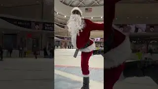 Grinch stop versus Santa stops #skate #iceskating #skating #hockey #figureskating
