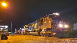 Loaded Norfolk Southern Iron Mountain Granite Rock train north @ Oak Hill on UP Desoto Sub 3/22/25