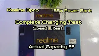 Realme 3pro 33W 10000mah Supervooc  power bank | Complete Charging test | Best Power bank under 1500