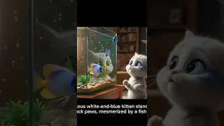 The Cutest Kitten Caused the BIGGEST Mess! 🥺 #CatShorts #FunnyCats #AICats #PixarCats #CuteCats