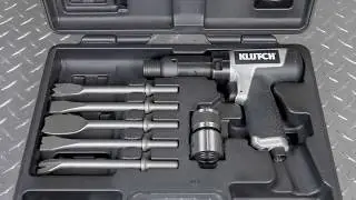 Klutch Heavy-Duty Air Hammer Kit - 6-Pc., 2,500 BPM