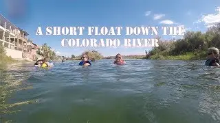 A FLOAT DOWN THE COLORADO RIVER NEAR LAUGHLIN NV 2017