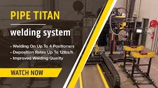 PIPE TITAN Welding System | Ideal For Welding of Small Bore Pipes | 11 GMAW Modes Available