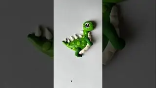 DIY Fun and Creative Clay Craft Ideas | DIY Clay Animal | Cute Clay Dinosaur #shorts #viral #diyclay