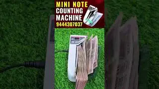 Mini Note Counting Machine | Handy Counter Machine #machine #shorts