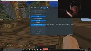 hacker exploiting the server shows me his ghost client on screenshare
